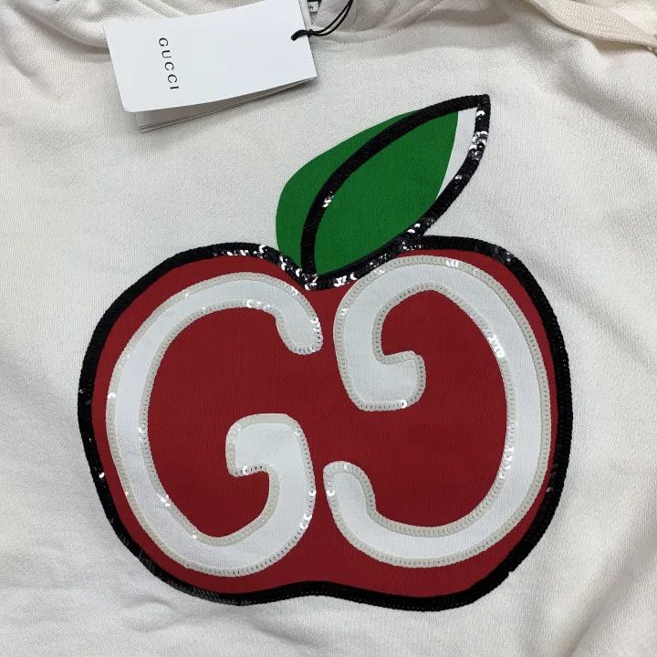 Gucci Gucci Apple Print Hooded Dress for Women Size XS / US 0-2 / IT 36-38 - 3 Thumbnail
