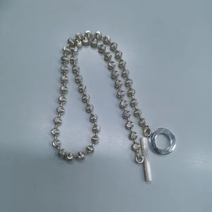 Gucci Gucci Boule Silver Beaded Necklace for Women Size ONE SIZE - 3 Thumbnail
