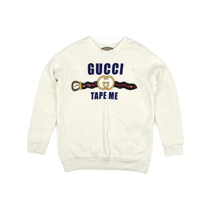 Gucci Gucci SS23 Logo Print Casual Sweatshirt for Women Size S / US 4 / IT 40 - 2 Thumbnail