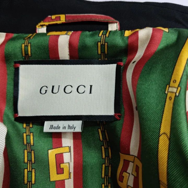 Gucci Gucci Black Suit Jacket with Metal Buttons Size M / US 6-8 / IT 42-44 - 4 Thumbnail