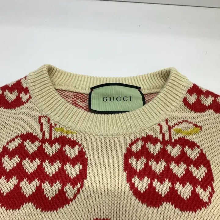 Gucci Gucci Apple Pattern Knit Sweater for Women Size S / US 4 / IT 40 - 7 Thumbnail