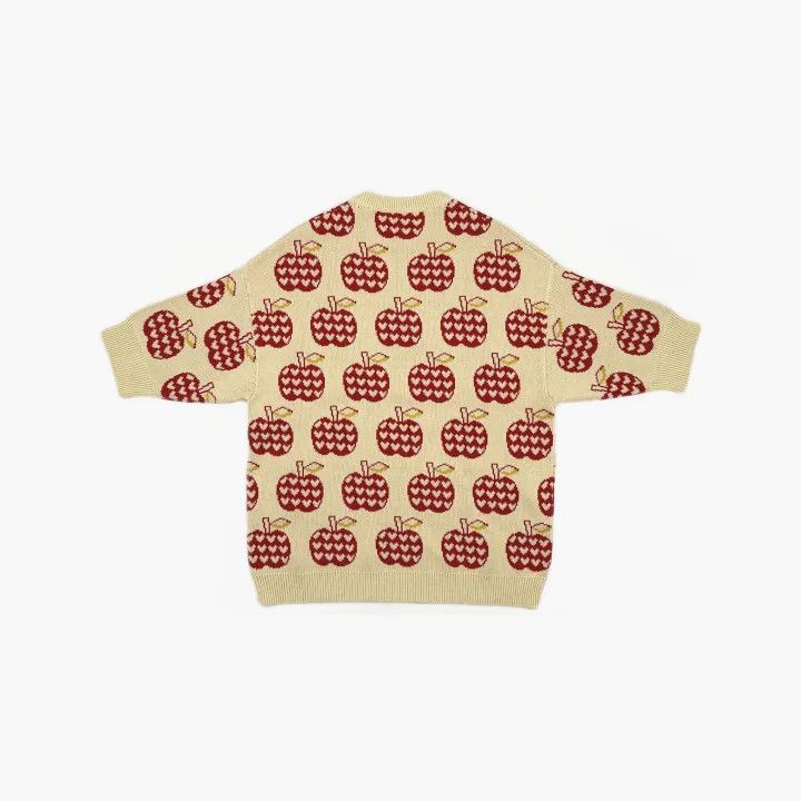 Gucci Gucci Apple Pattern Knit Sweater for Women Size S / US 4 / IT 40 - 3 Thumbnail