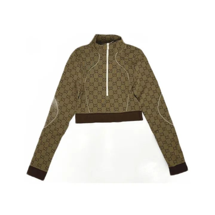 Gucci Gucci FW22 GG Knit Half-Zip Sweater Size S / US 4 / IT 40 - 2 Thumbnail