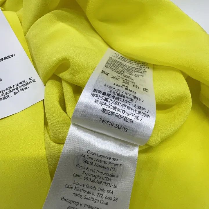 Gucci Gucci Silk Shirt with Self-Tie Bow Size S / US 4 / IT 40 - 5 Thumbnail
