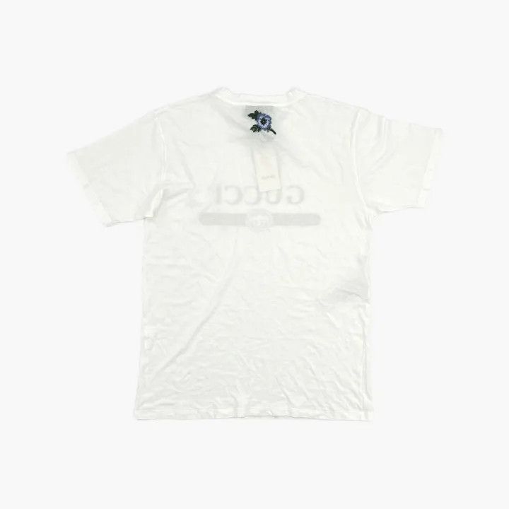 Gucci Gucci Logo Print Short Sleeve T-shirt for Women Size L / US 10 / IT 46 - 3 Thumbnail