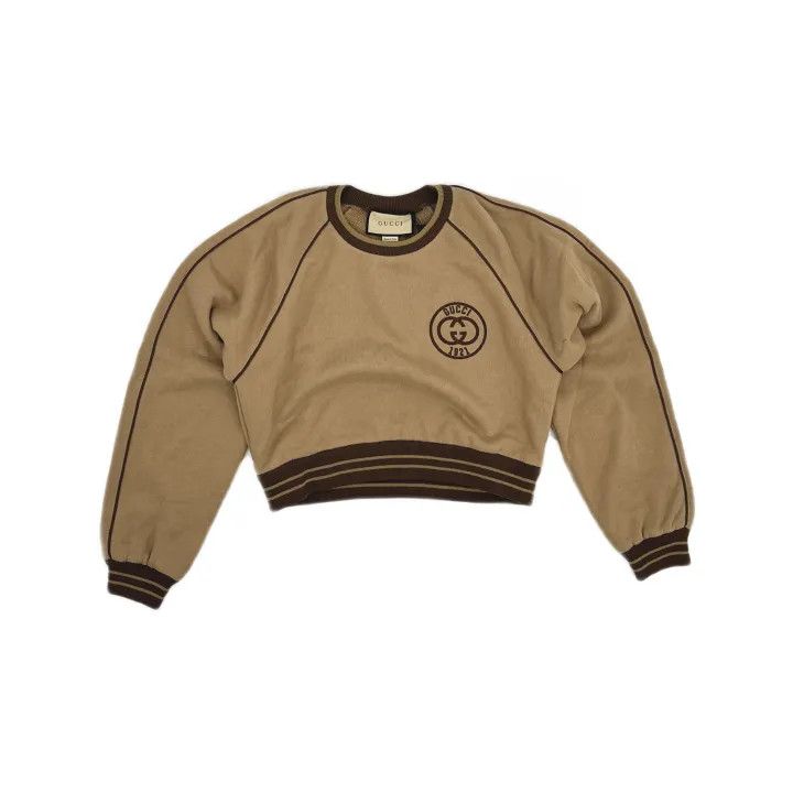 Gucci Gucci SS23 Color-Blocked Cropped Sweatshirt Size XXS / US 00 / IT 34 - 2 Thumbnail