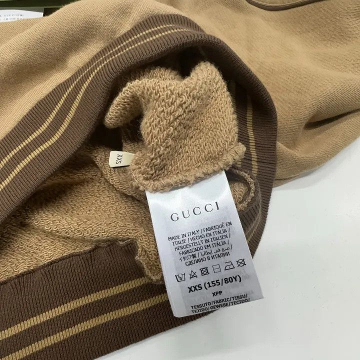 Gucci Gucci SS23 Color-Blocked Cropped Sweatshirt Size XXS / US 00 / IT 34 - 5 Thumbnail
