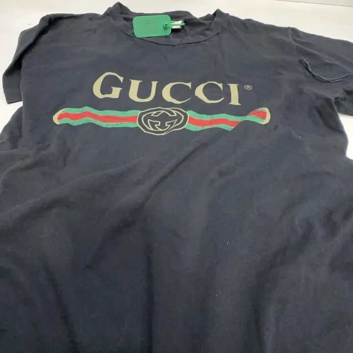 Gucci Gucci Logo Print Short Sleeve T-Shirt Size XS / US 0-2 / IT 36-38 - 8 Thumbnail
