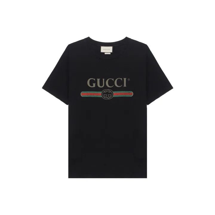 Gucci Gucci Logo Print Short Sleeve T-Shirt Size XS / US 0-2 / IT 36-38 - 2 Thumbnail
