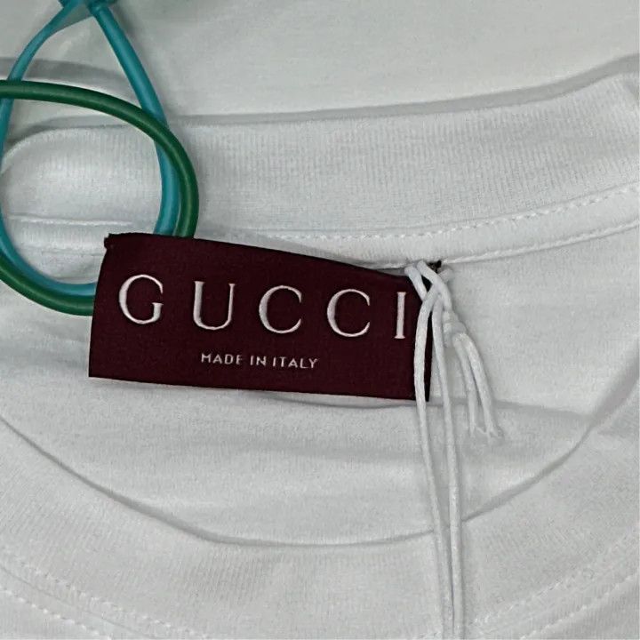 Gucci GUCCI Logo Print Short Sleeve T-Shirt Size XS / US 0-2 / IT 36-38 - 4 Thumbnail