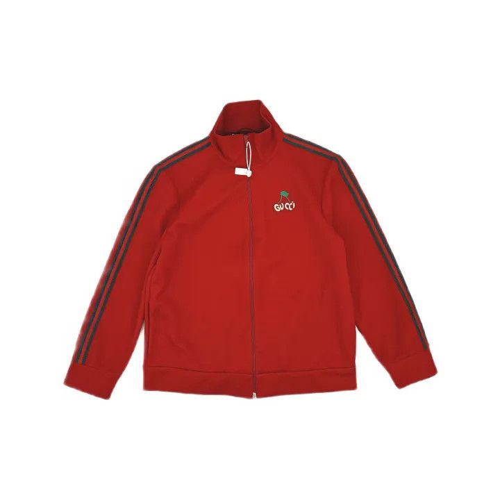 Gucci Red Logo Track Jacket for Women