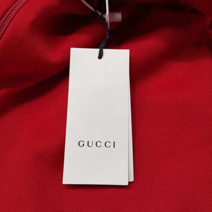 Gucci Red Logo Track Jacket for Women