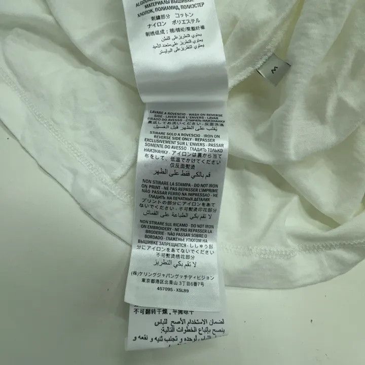 Gucci Gucci Logo Print White T-Shirt for Women Size M / US 6-8 / IT 42-44 - 4 Thumbnail