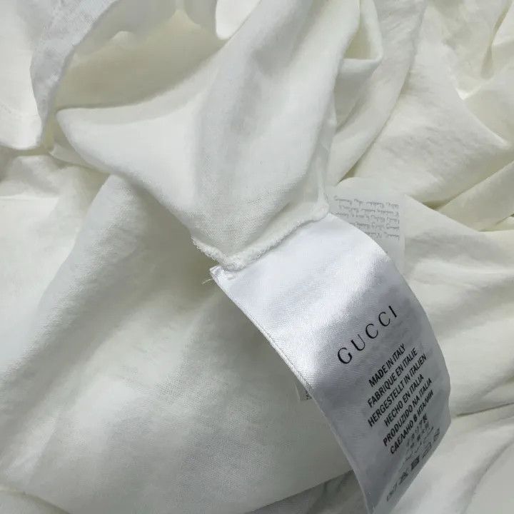 Gucci Gucci Logo Print Short Sleeve T-Shirt for Women Size L / US 10 / IT 46 - 8 Thumbnail