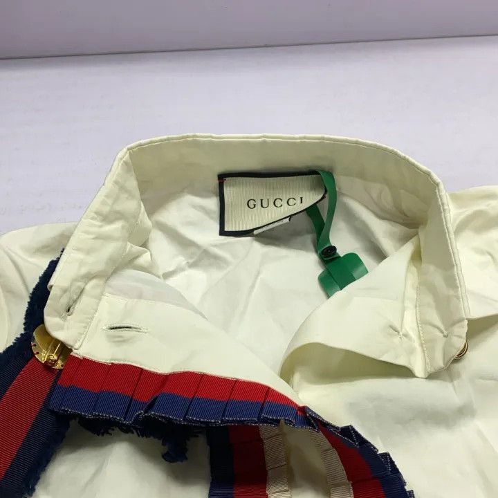 Gucci Gucci Cotton Long Sleeve Shirt with Bow Size M / US 6-8 / IT 42-44 - 11 Thumbnail