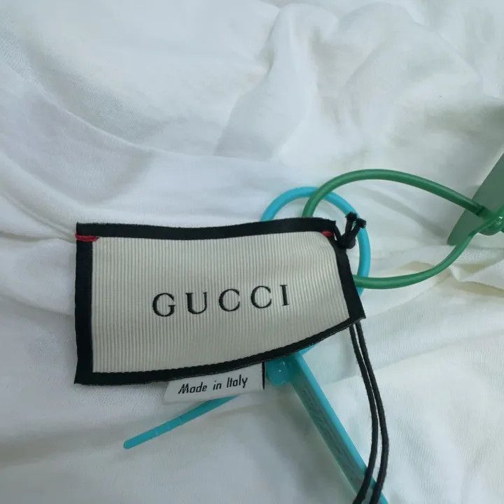 Gucci Gucci Logo Print Short Sleeve T-Shirt for Women Size S / US 4 / IT 40 - 3 Thumbnail