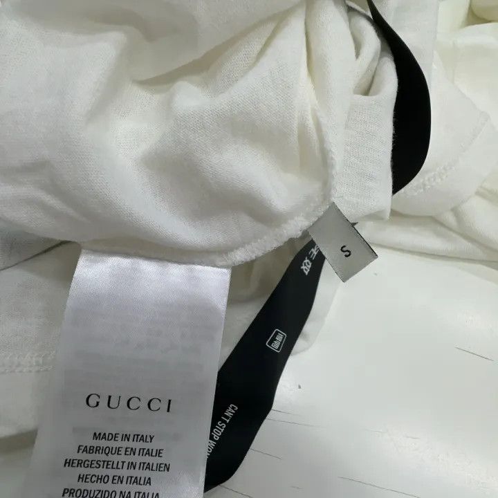 Gucci Gucci Logo Print Short Sleeve T-Shirt for Women Size S / US 4 / IT 40 - 4 Thumbnail