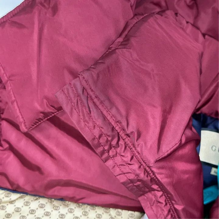 Gucci Gucci Red Nylon Hooded Jacket for Women Size L / US 10 / IT 46 - 7 Thumbnail