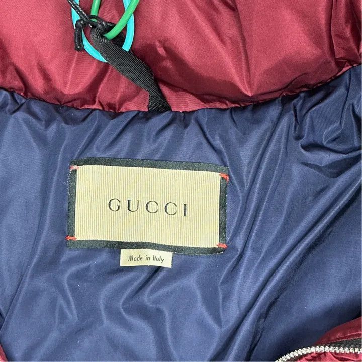 Gucci Gucci Red Nylon Hooded Jacket for Women Size L / US 10 / IT 46 - 3 Thumbnail