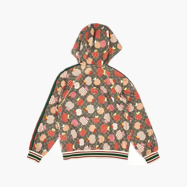 Gucci Gucci Valentine's Day Apple Pattern Hooded Jacket Size S / US 4 / IT 40 - 3 Thumbnail