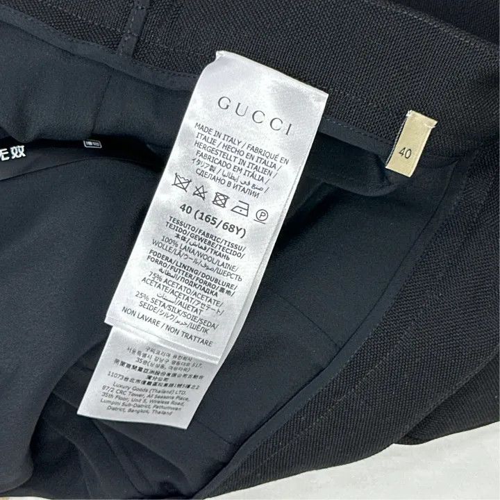 Gucci Gucci High-Waisted Black Casual Skirt Size 40" / US 18 - 3 Thumbnail