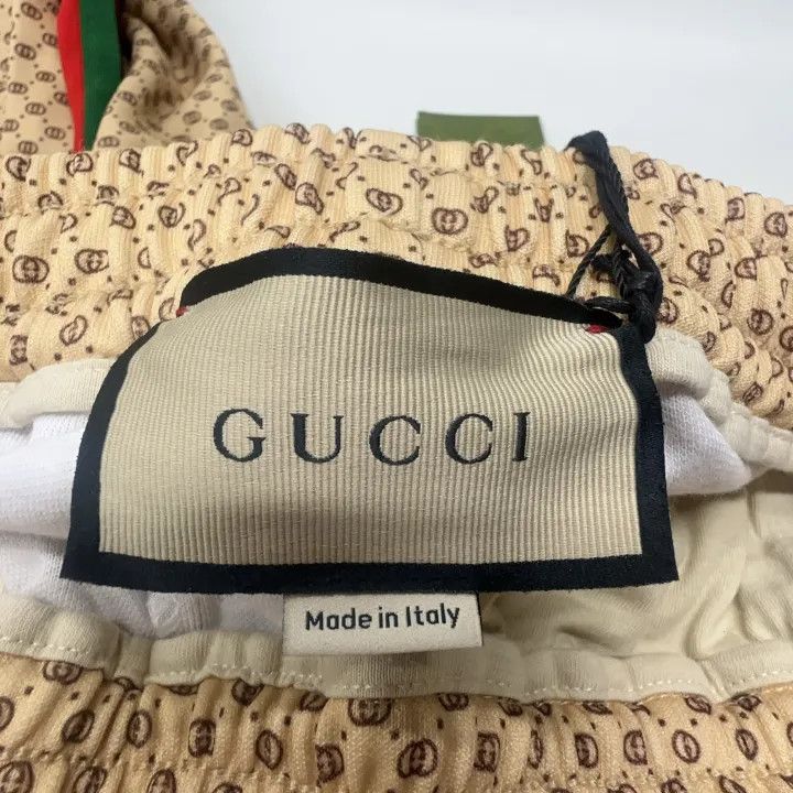 Gucci GUCCI Beige Double G Logo Casual Pants Size 28" / US 6 / IT 42 - 4 Thumbnail