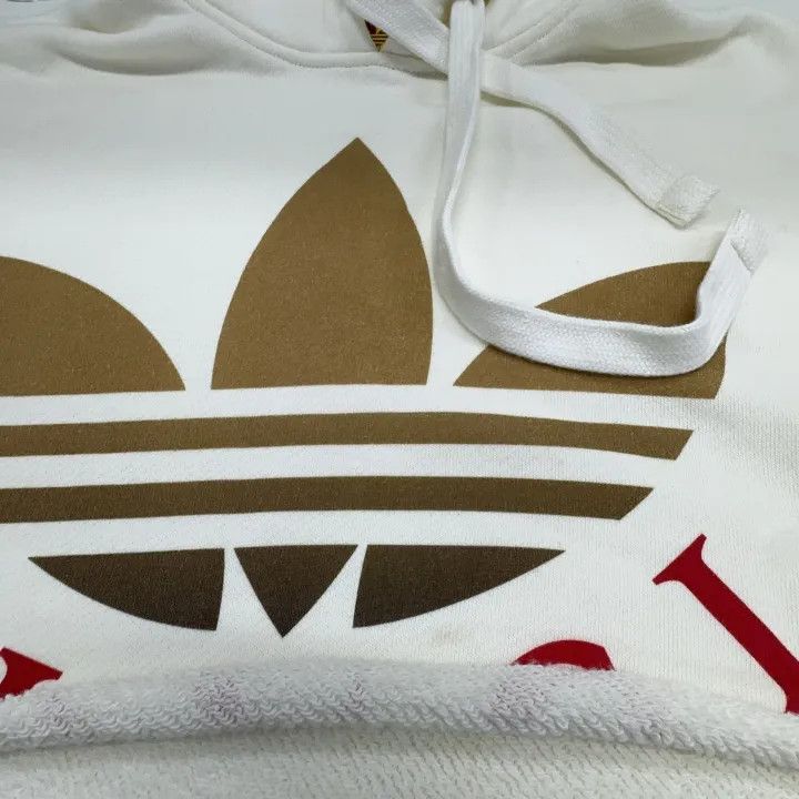 Gucci Gucci x Adidas Cropped Logo Hoodie for Women Size S / US 4 / IT 40 - 9 Thumbnail