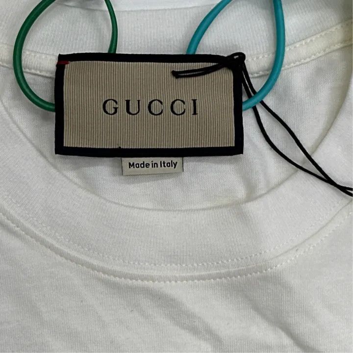 Gucci Gucci Logo Embroidered Short Sleeve T-Shirt Size XS / US 0-2 / IT 36-38 - 2 Thumbnail