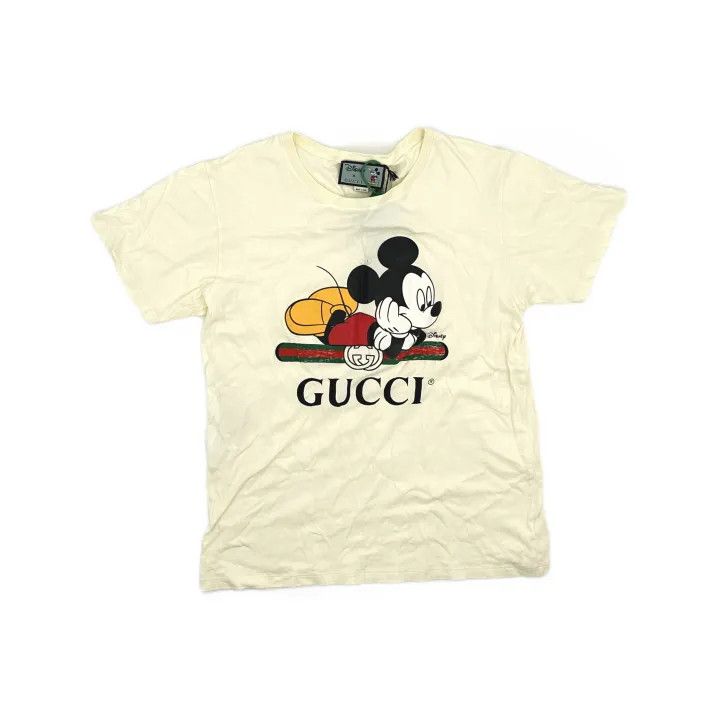 Gucci Gucci x Disney Logo Print T-Shirt for Women Size M / US 6-8 / IT 42-44 - 2 Thumbnail
