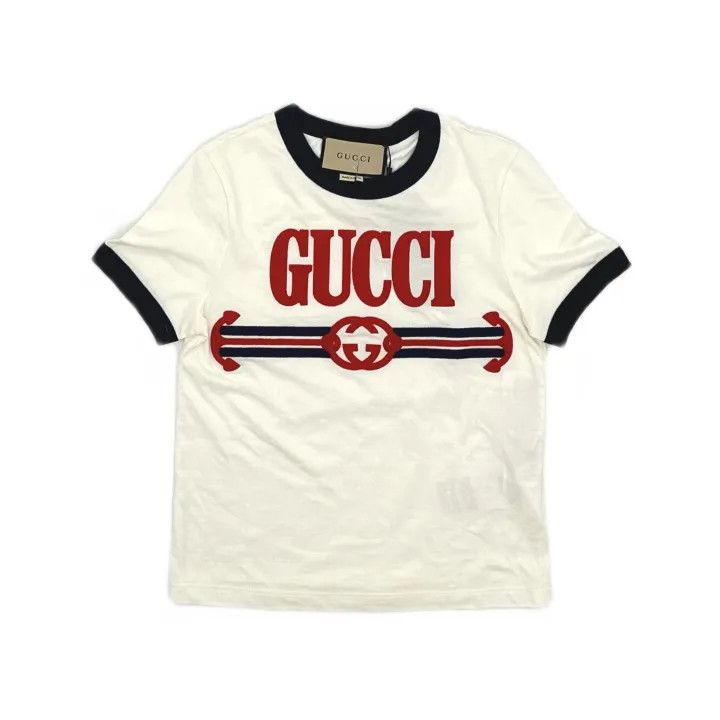 Gucci Gucci Logo Printed Pullover T-Shirt for Women Size XXS / US 00 / IT 34 - 2 Thumbnail