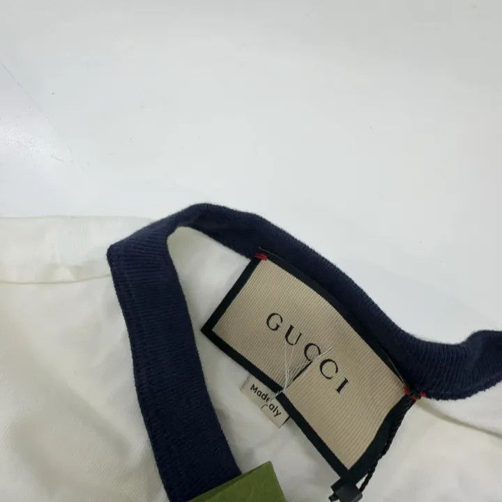 Gucci Gucci Logo Printed Pullover T-Shirt for Women Size XXS / US 00 / IT 34 - 8 Thumbnail