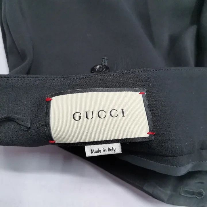 Gucci Gucci Black Logo Casual Trousers for Women Size 38" / US 16 / IT 52 - 4 Thumbnail