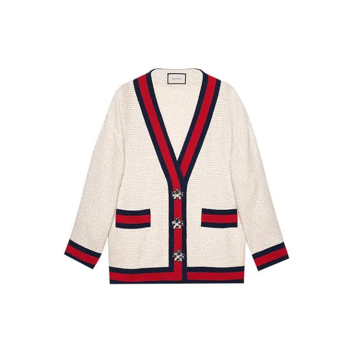 Gucci Gucci Color-Block Tweed Jacket for Women Size XS / US 0-2 / IT 36-38 - 2 Thumbnail