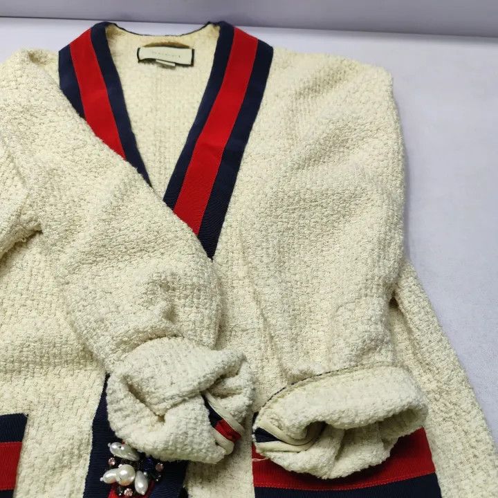 Gucci Gucci Color-Block Tweed Jacket for Women Size XS / US 0-2 / IT 36-38 - 8 Thumbnail