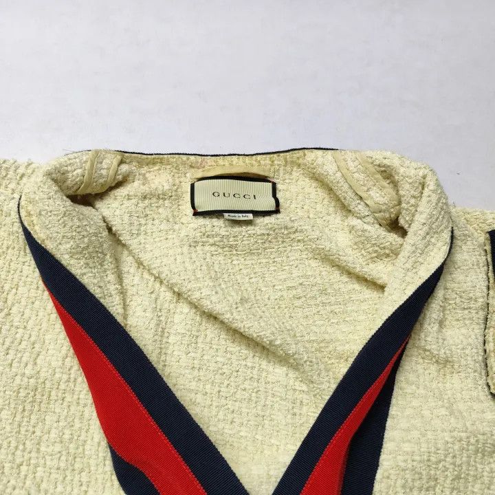 Gucci Gucci Color-Block Tweed Jacket for Women Size XS / US 0-2 / IT 36-38 - 6 Thumbnail