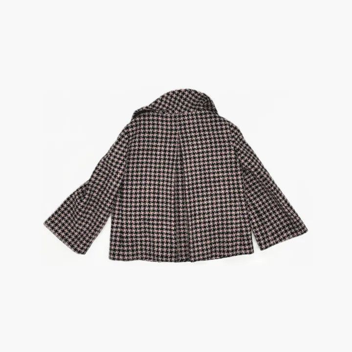 Gucci Gucci Pink Houndstooth Collar Jacket for Women Size M / US 6-8 / IT 42-44 - 3 Thumbnail