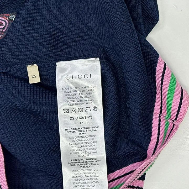 Gucci Gucci SS24 Striped Logo Embroidered Crop Top Size XS / US 0-2 / IT 36-38 - 3 Thumbnail