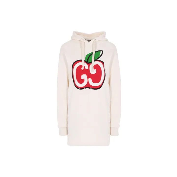 Gucci Gucci Apple Print Hooded Dress Size S / US 4 / IT 40 - 2 Thumbnail