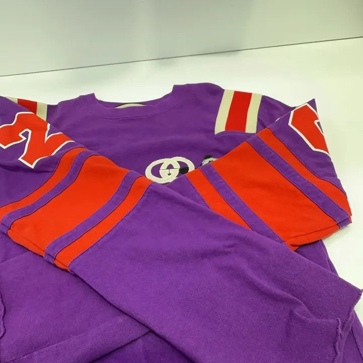 Gucci Gucci Purple Graphic Short Sleeve Sweater Size XXS / US 00 / IT 34 - 9 Thumbnail