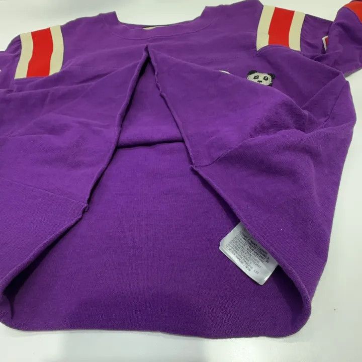 Gucci Gucci Purple Graphic Short Sleeve Sweater Size XXS / US 00 / IT 34 - 8 Thumbnail