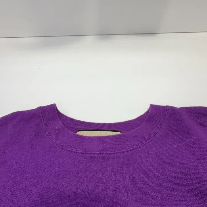 Gucci Gucci Purple Graphic Short Sleeve Sweater Size XXS / US 00 / IT 34 - 7 Thumbnail