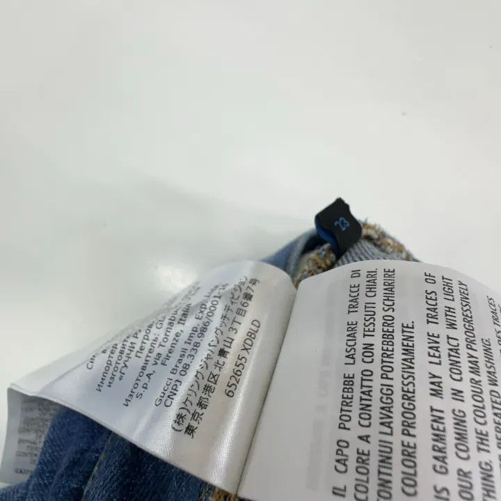 Gucci GUCCI x Donald Duck Blue Denim Shorts Size 23" - 6 Thumbnail