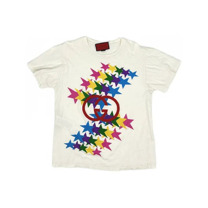 Gucci Gucci SS21 Special Series Star Print T-Shirt Size XS / US 0-2 / IT 36-38 - 2 Thumbnail