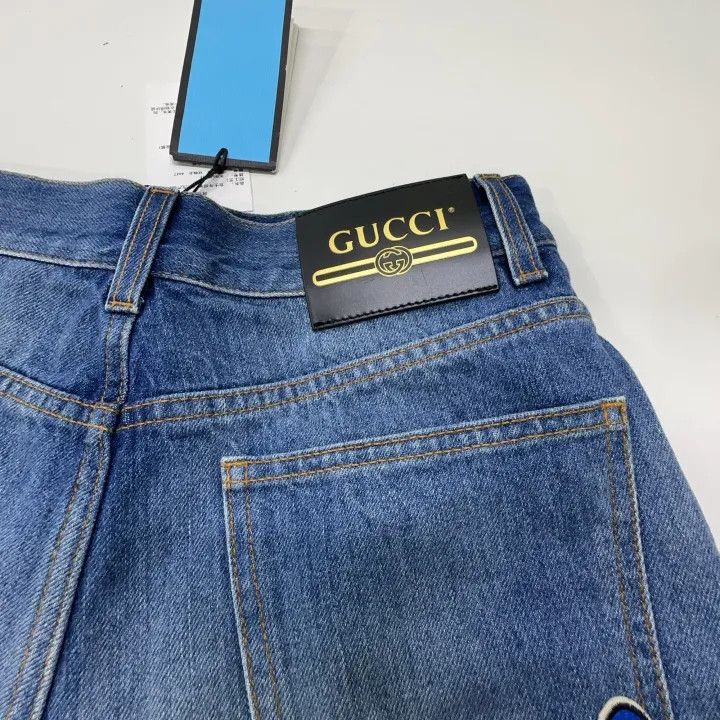 Gucci Gucci Duck Print Casual Denim Shorts Size 25" / US 0 / IT 36 - 8 Thumbnail