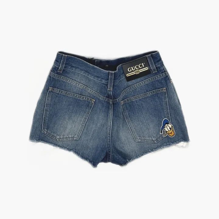 Gucci Gucci Duck Print Casual Denim Shorts Size 25" / US 0 / IT 36 - 3 Thumbnail