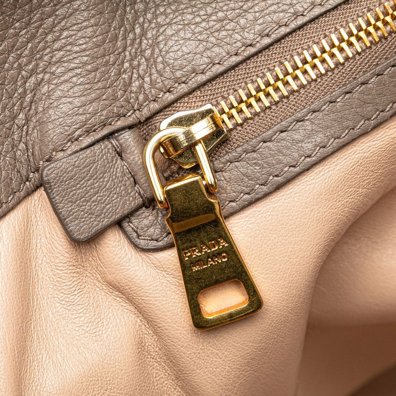 Prada Prada Prada Official Unnamed Leather Tote Bag Leather Tote Bag Size ONE SIZE - 6 Thumbnail