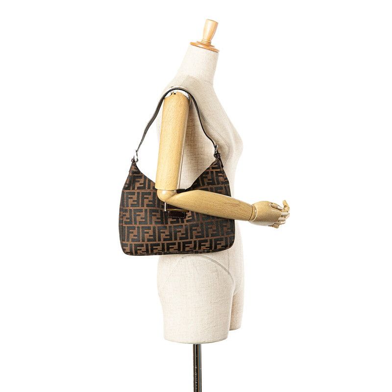 Fendi Fendi Fendi Mamma Baguette Canvas Leather Shoulder Bag Canvas Shoulder Bag DUTY FREE for USA Size ONE SIZE - 10 Thumbnail