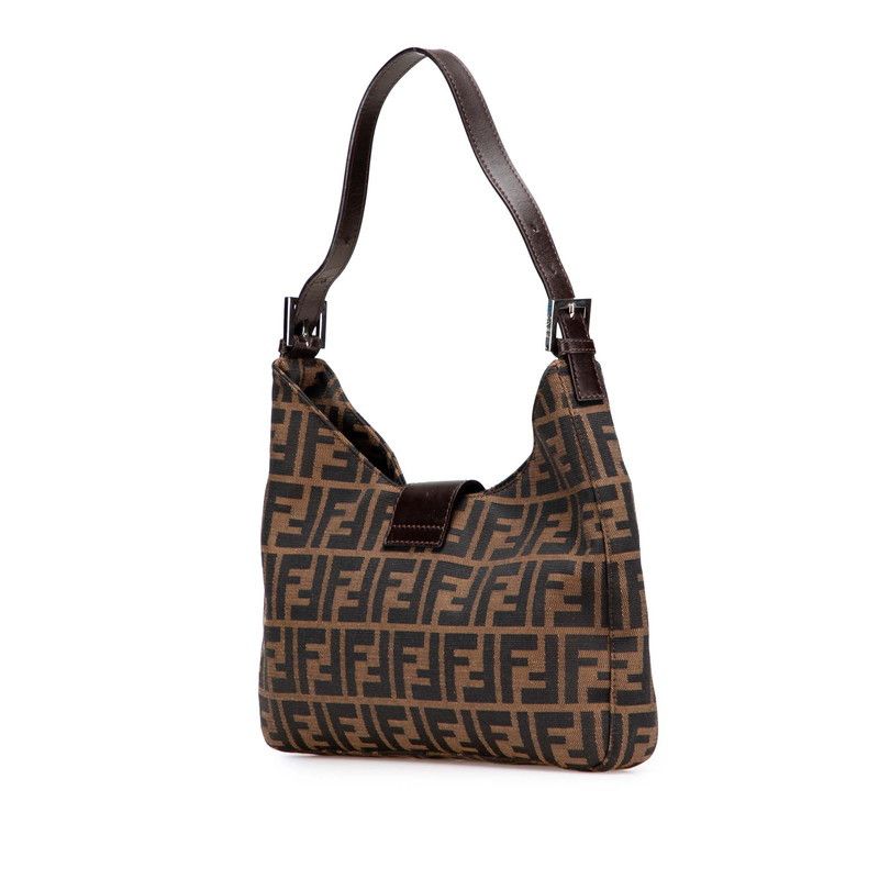 Fendi Fendi Fendi Mamma Baguette Canvas Leather Shoulder Bag Canvas Shoulder Bag DUTY FREE for USA Size ONE SIZE - 2 Thumbnail