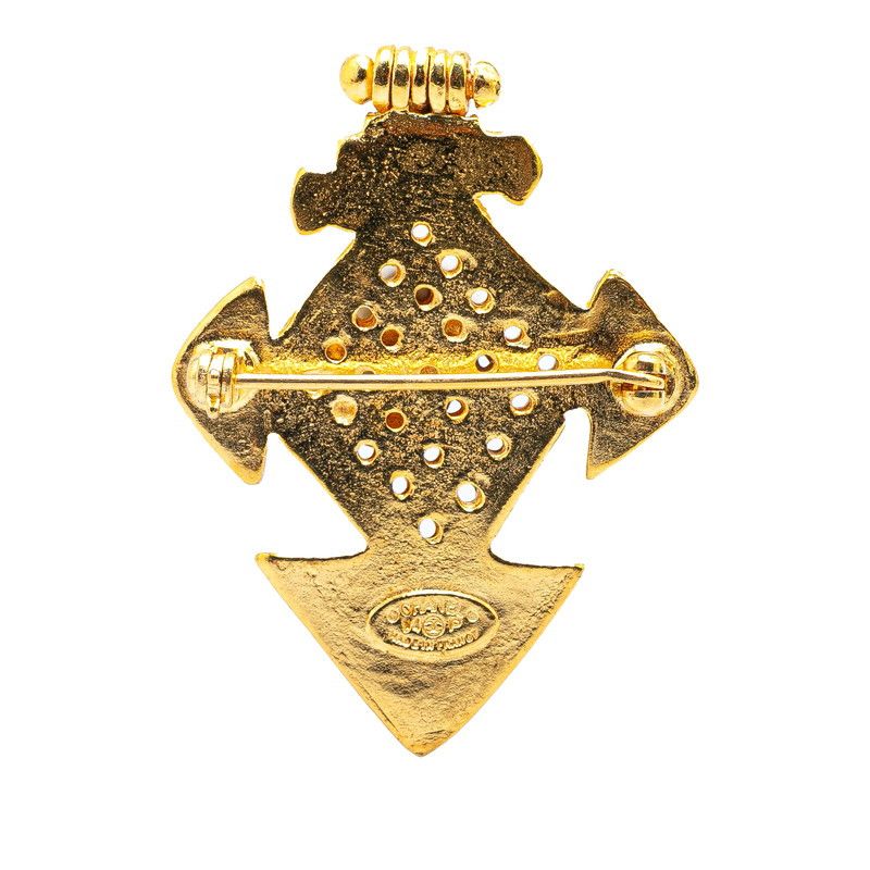 Chanel Chanel Chanel Coco Mark Brooch Metal Brooch DUTY FREE for USA Size ONE SIZE - 2 Thumbnail