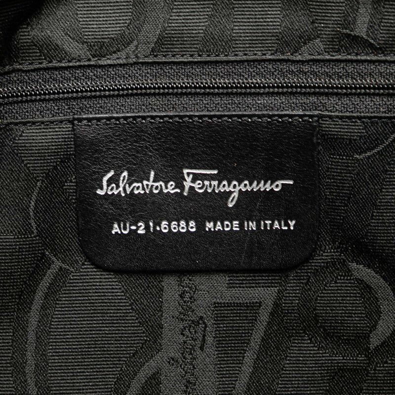 Salvatore Ferragamo Salvatore Ferragamo Salvatore Ferragamo Vara Canvas Leather Tote Bag Canvas Tote Bag AU-21 6688 DUTY FREE for USA Size ONE SIZE - 11 Thumbnail